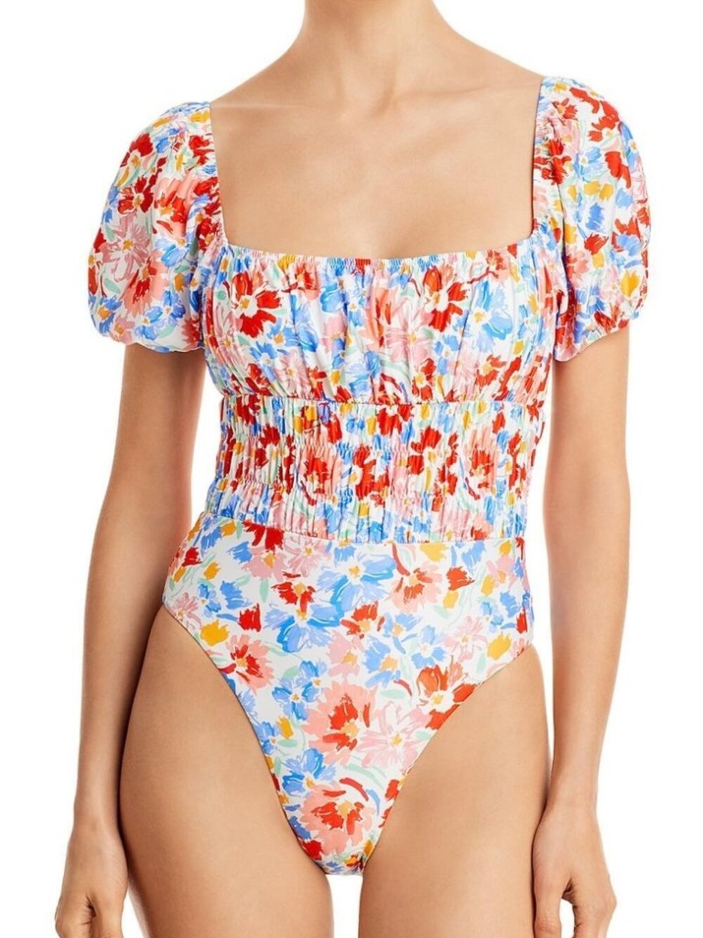 NEW L Space Marilyn One Piece Floral Swimsuit S